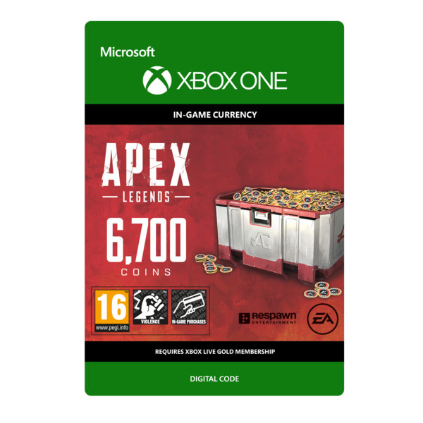 APEX Legends: 6700 Coins Xbox  Series X|S  Xbox One