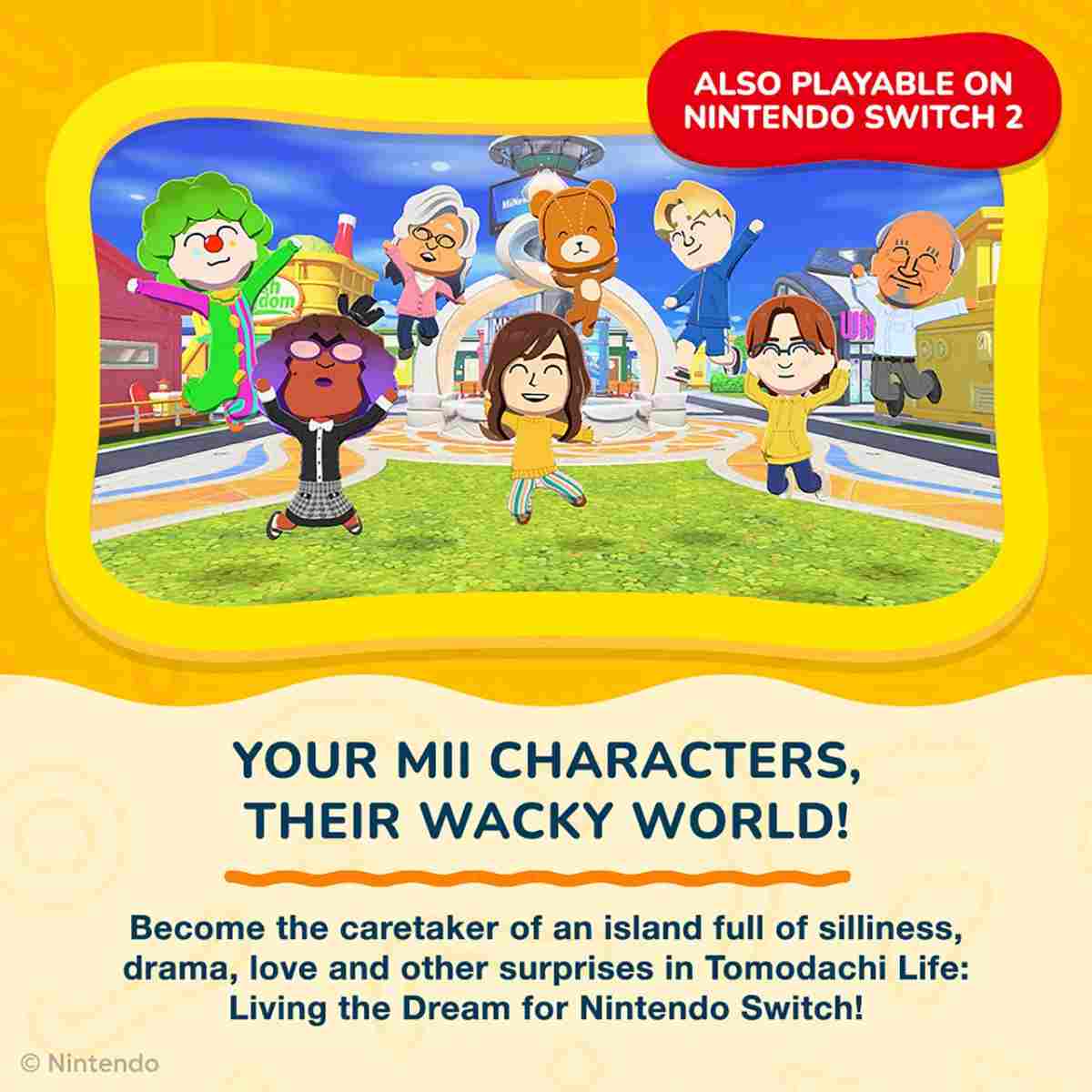 Tomodachi Life - Living the Dream - Switch
