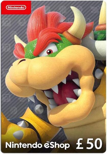 Nintendo eShop Gift Card 50 GBP UK only